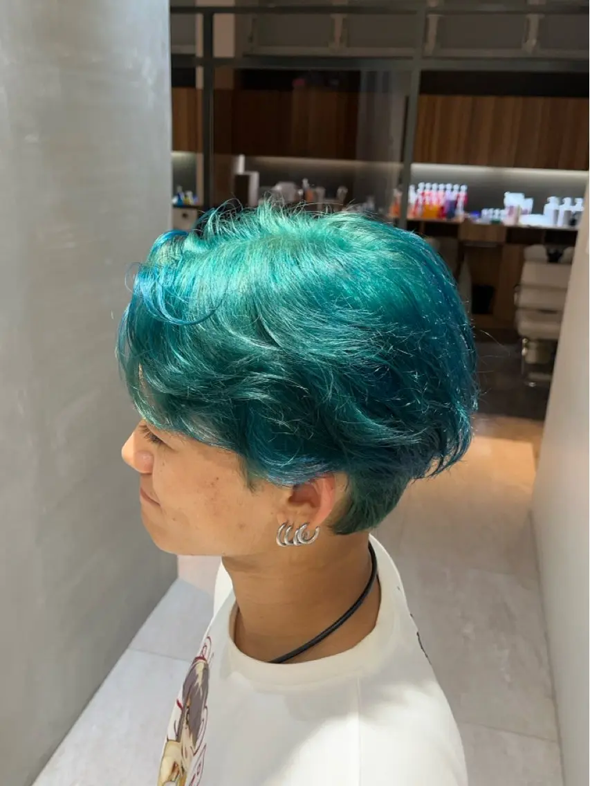 カラー メンズ 元島海聖 DIVADIVOのヘアスタイル