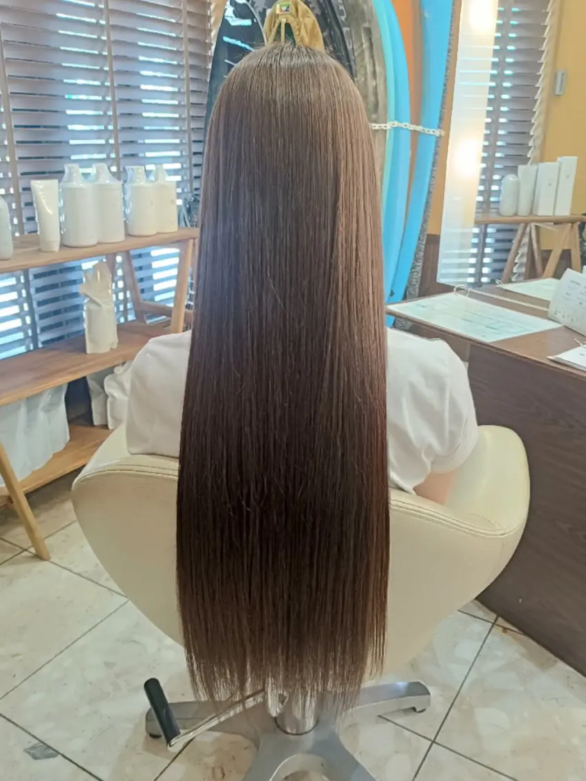 ロング カラー 牧岡 環のヘアスタイル