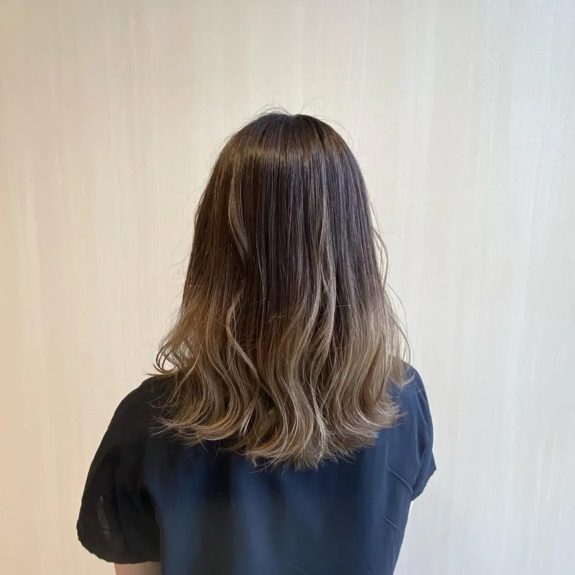 セミロング カラー カット ヘアカラー トリートメント 川本 あゆのヘアスタイル