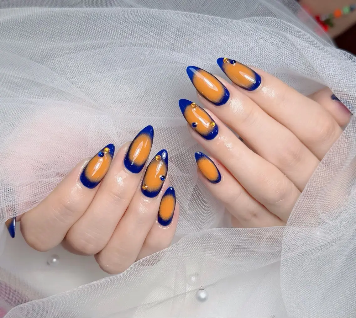 ネイル アートネイル フレンチネイル ジェルネイル 韓国ネイル マグネットネイル ハンドネイル Lenie Nail Okuboのネイルデザイン