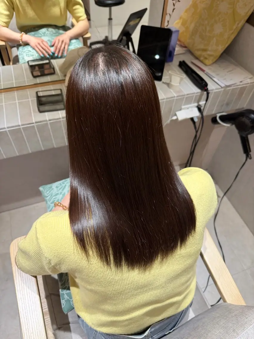 ミディアム 縮毛矯正 🎀 saya 🎀 /ボブ/大阪/ 梅田のヘアスタイル