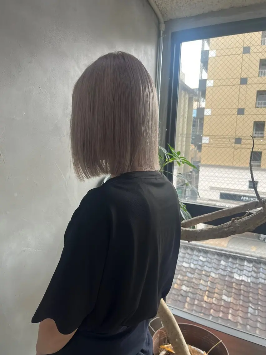 透明感カラー+2stepトリートメント✨¥6000の写真