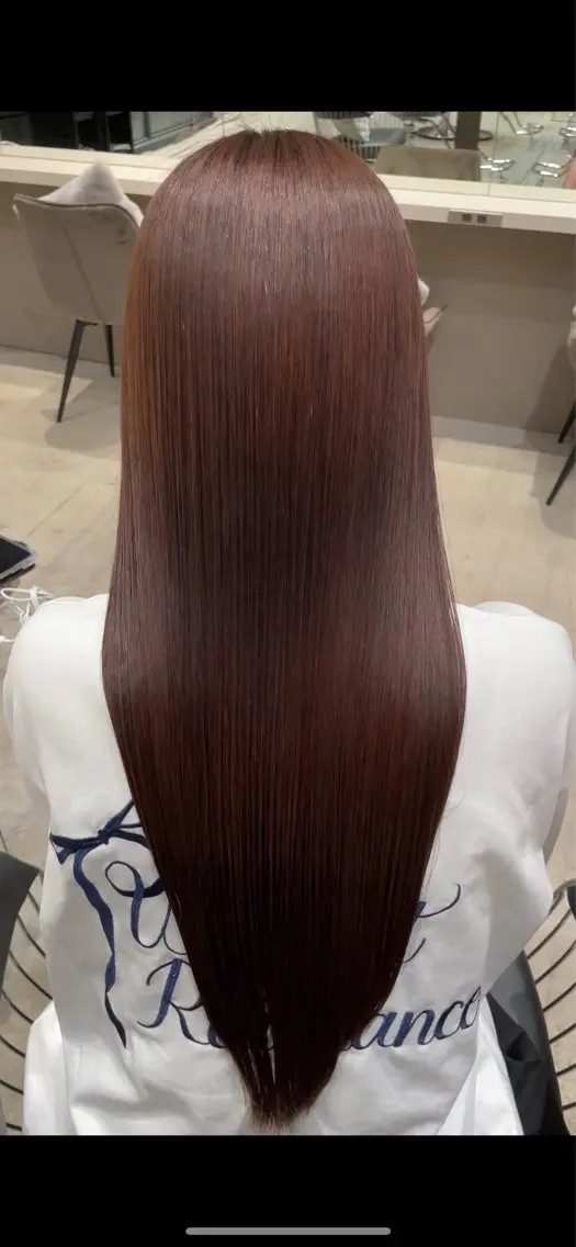 ✨今だけ限定✨［艶々✨］透明感カラー💕+髪質改善トリートメント💕＋前髪カット✂️の写真