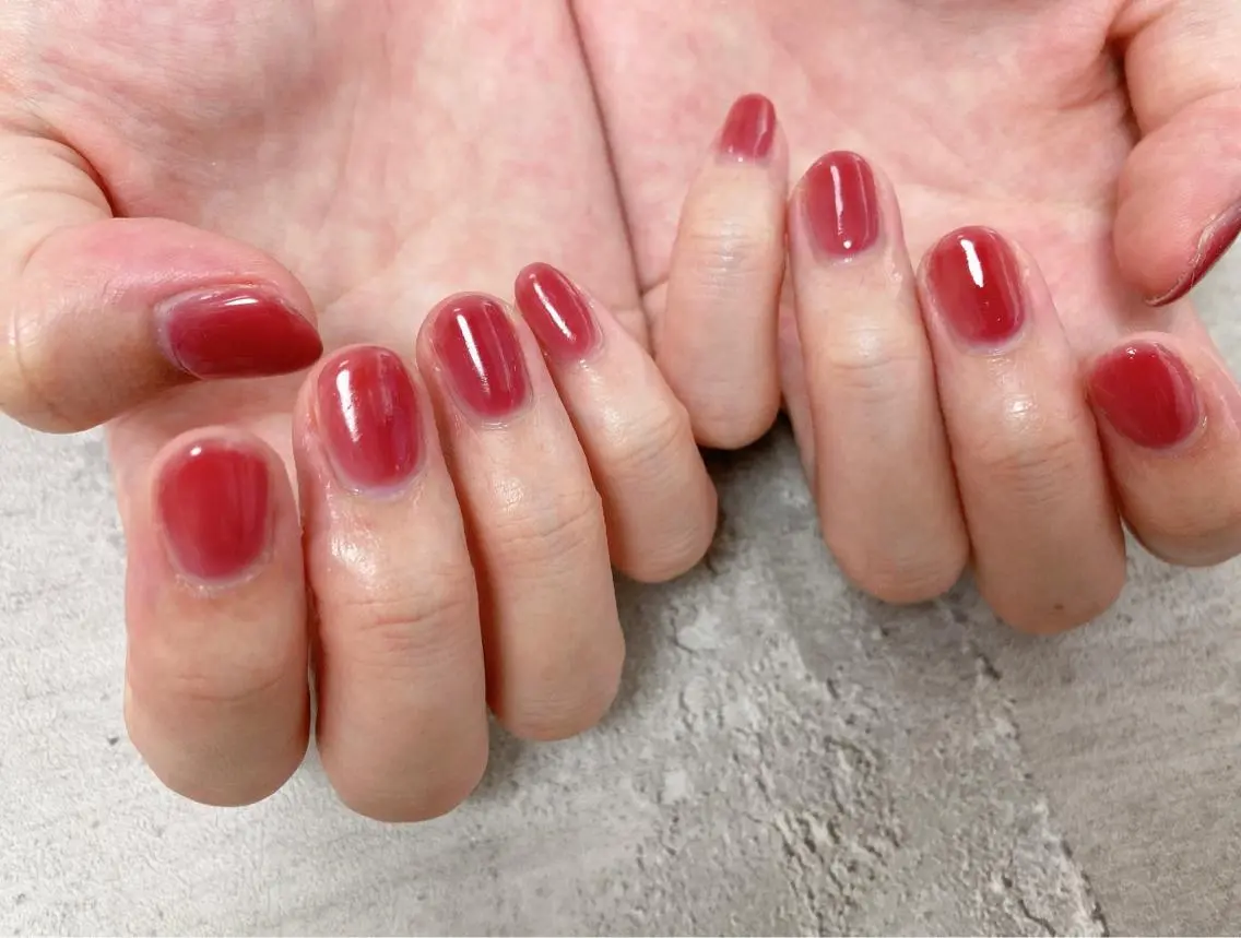 ネイル ピンク ハンドネイル mogunail &blowのネイルデザイン