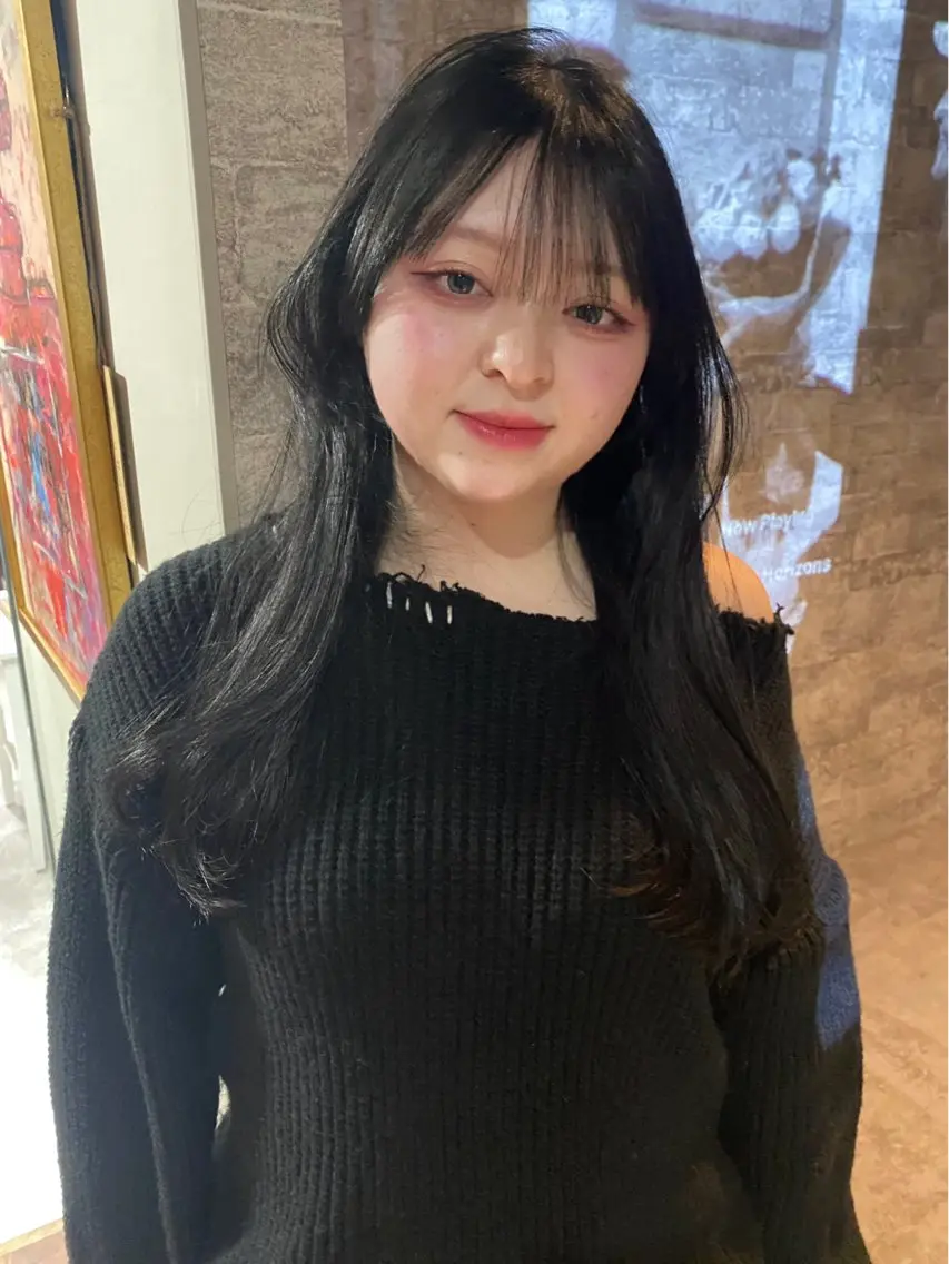ロング カラー ブリーチ カット ヘアカラー トリートメント mai / linoah˚✧のヘアスタイル