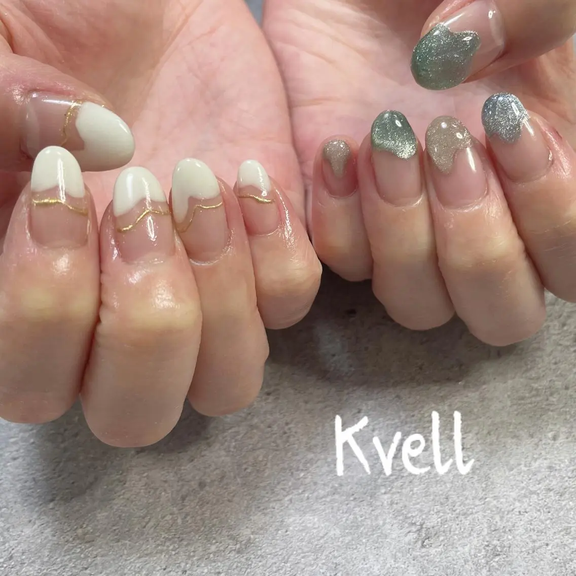 ネイル ハンドネイル nailsalon Kvellのネイルデザイン