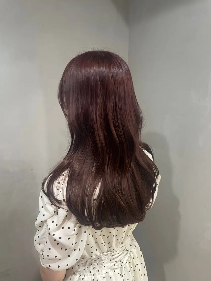 セミロング カラー ヘアカラー トリートメント 新宿/透明感カラー/ 髪質改善/桜良のヘアスタイル
