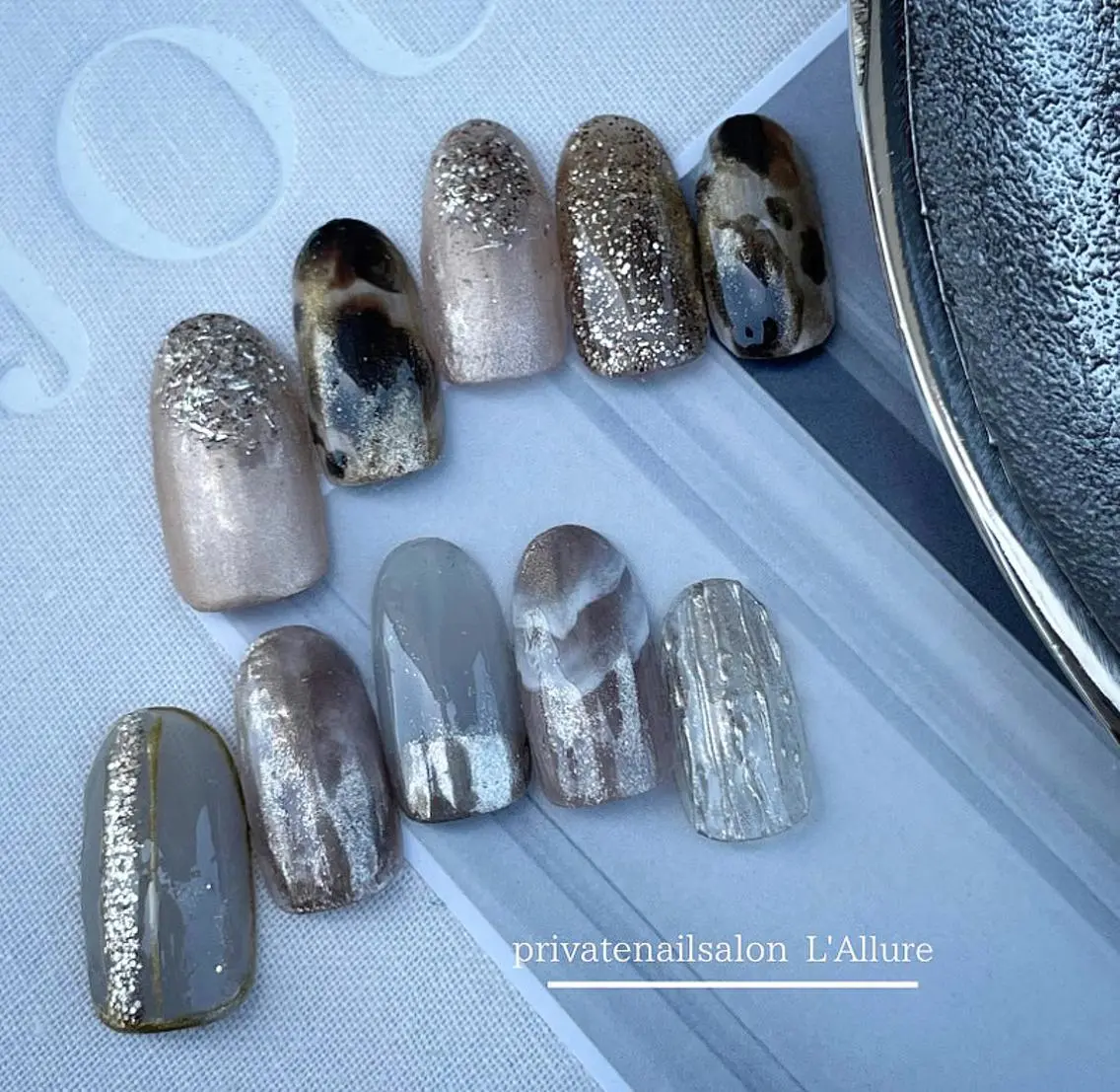 ネイル ニュアンスネイル nailsalon -L'Allure-のネイルデザイン