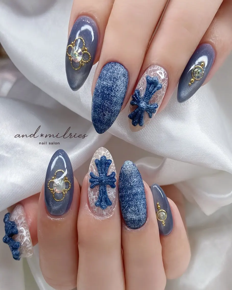 ネイル アートネイル 長さ出し ロングネイル and* milriesのネイルデザイン