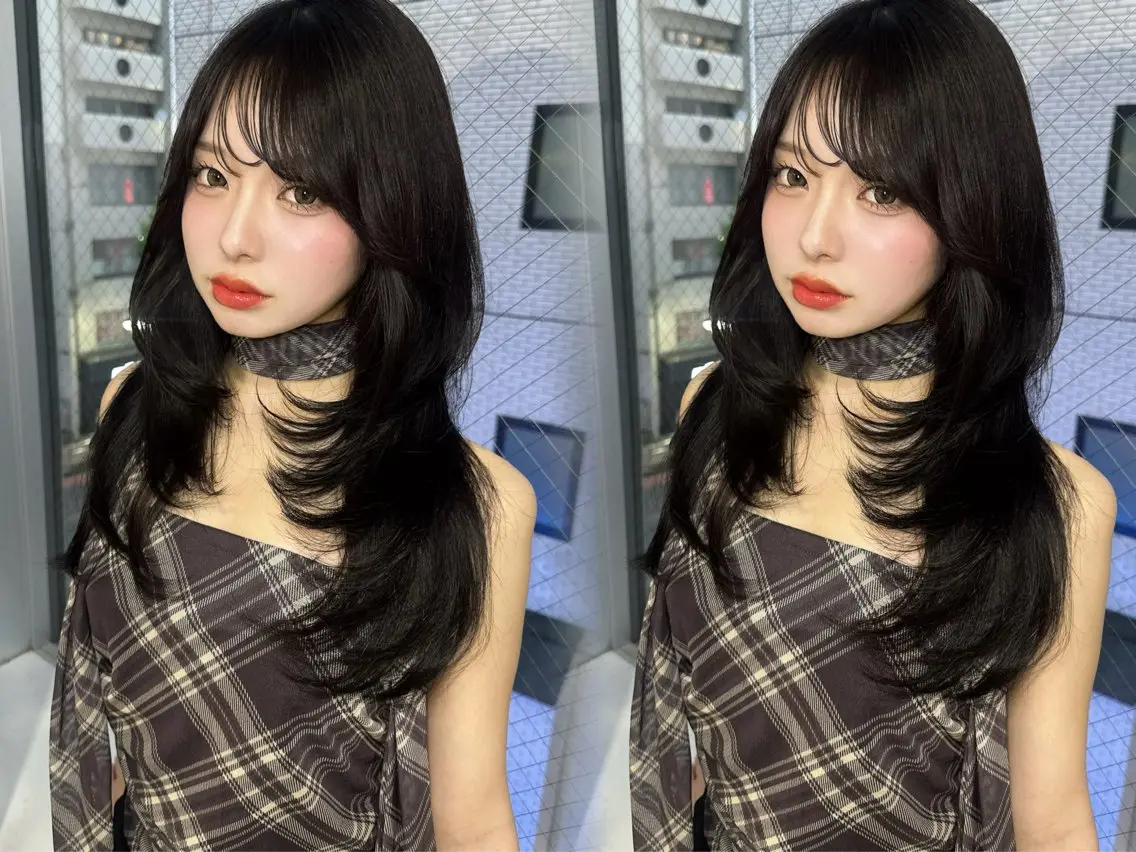 セミロング カラー カット ヘアカラー トリートメント 渋谷韓国レイヤー /SAYAKA🩶ᩚのヘアスタイル