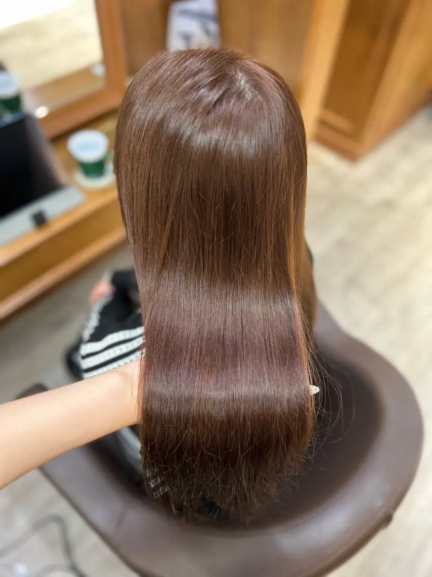 カラー ヘアカラー トリートメント kana🎀 韓国風透明感カラーのヘアスタイル