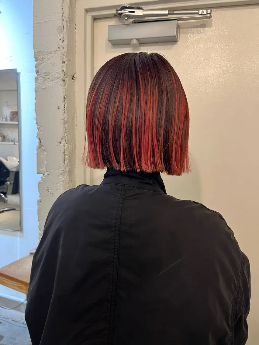 ショート カット ヘアカラー ✴︎UNU ✴︎モエカのヘアスタイル