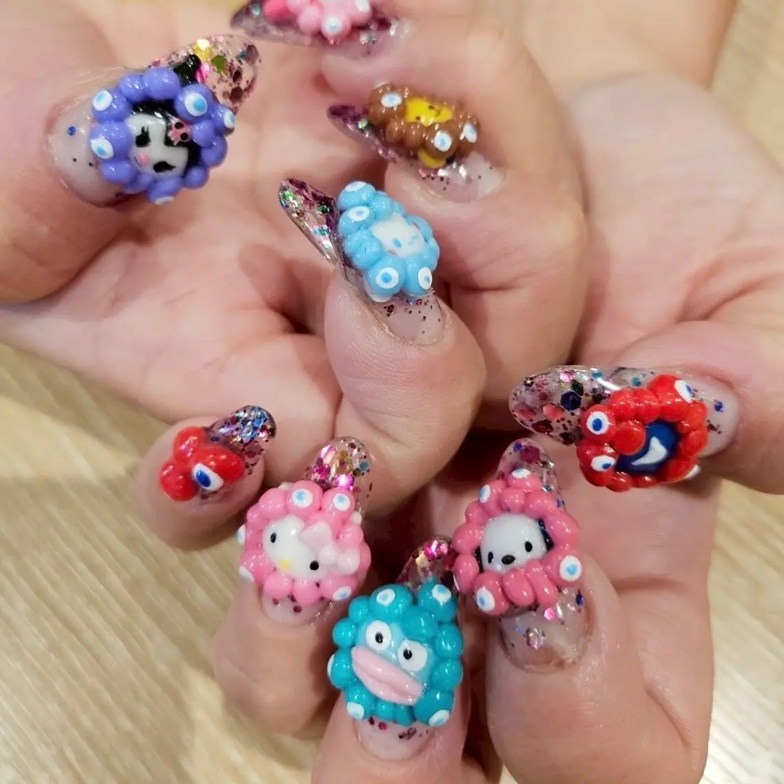 ロング bright. nailのネイルデザイン