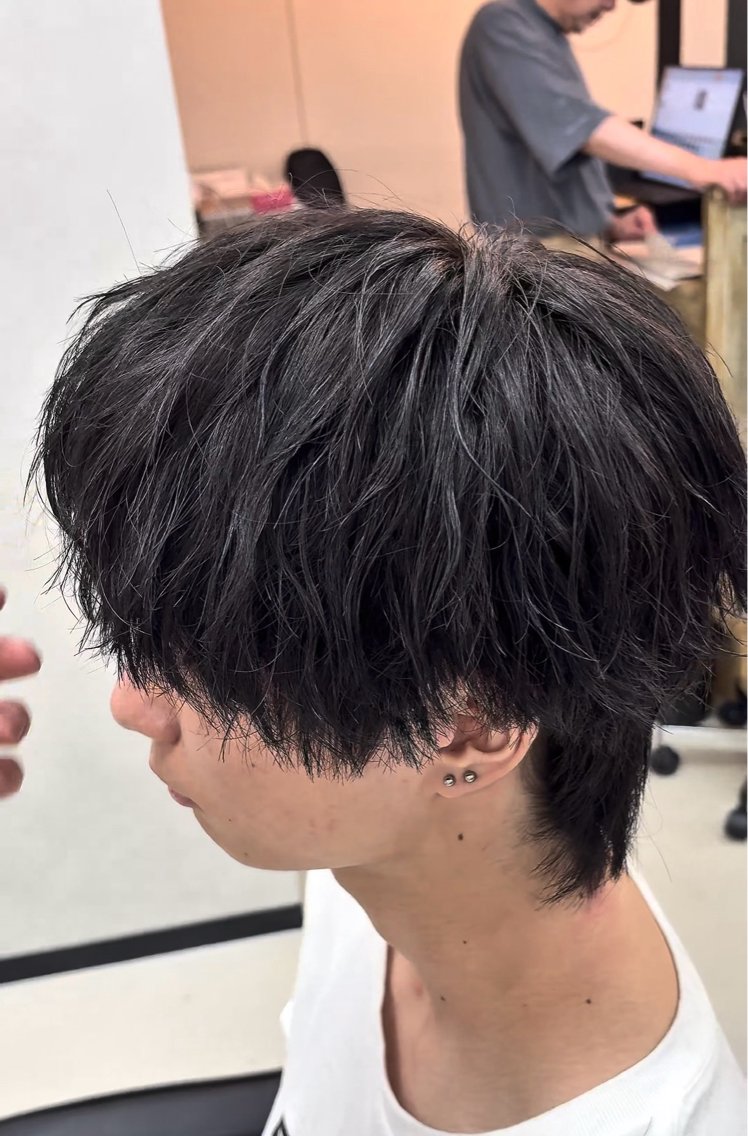 パーマ メンズ メンズパーマ ツイストスパイラルパーマ スパイラルパーマ カット パーマ メンズヘアの達人 原田光のヘアスタイル