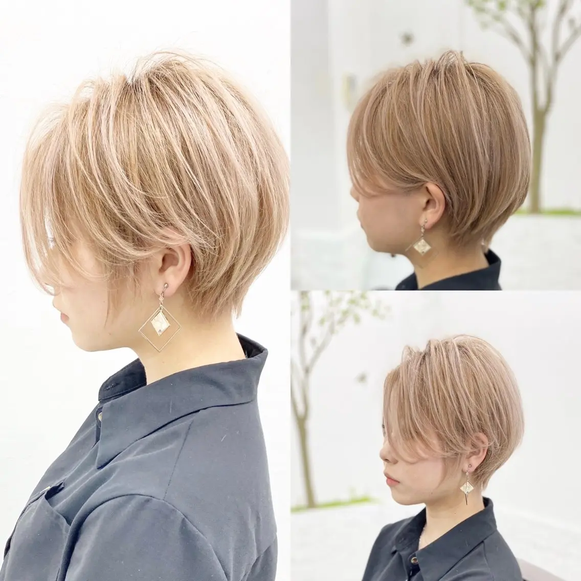 ショート カラー ショート特化 💐川崎希💐のヘアスタイル