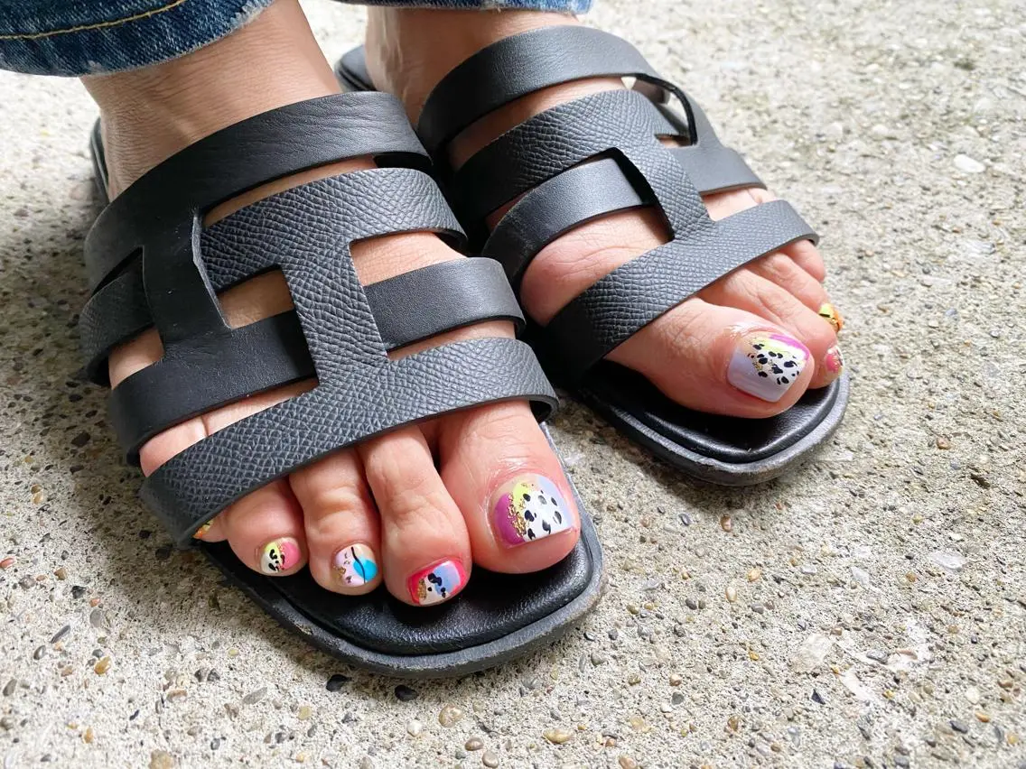 全員💠FOOT  アートし放題90分コース🌷オフ込価格✨持込OK☺︎の写真