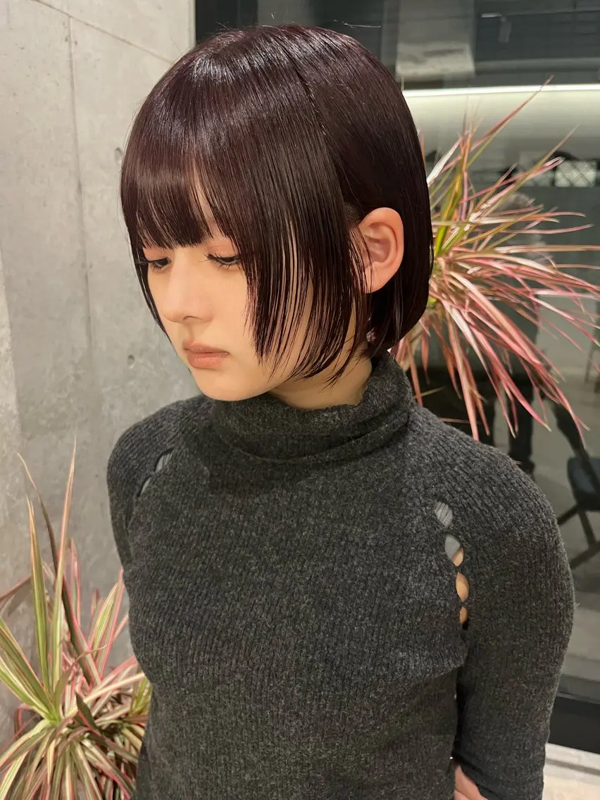 ショート カラー カット ヘアカラー トリートメント yuuna/ ハッシュカット🎀のヘアスタイル