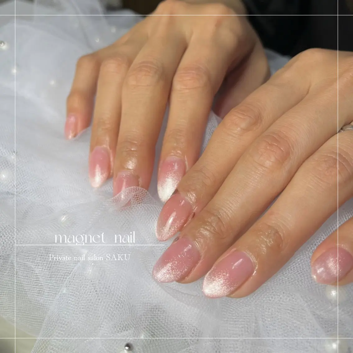 ネイル マグネットネイル SAKU nail 作島茜のネイルデザイン