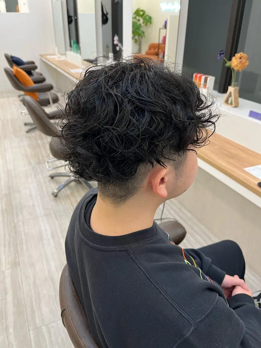 パーマ メンズ メンズパーマ HairModeKT 中原のヘアスタイル