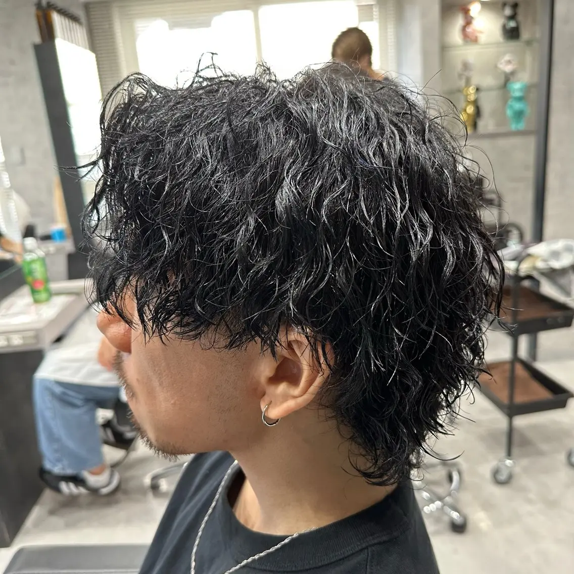 ショート パーマ メンズ メンズパーマ ツイストスパイラルパーマ スパイラルパーマ カット ユウ🪄 パーマ指名No1のヘアスタイル