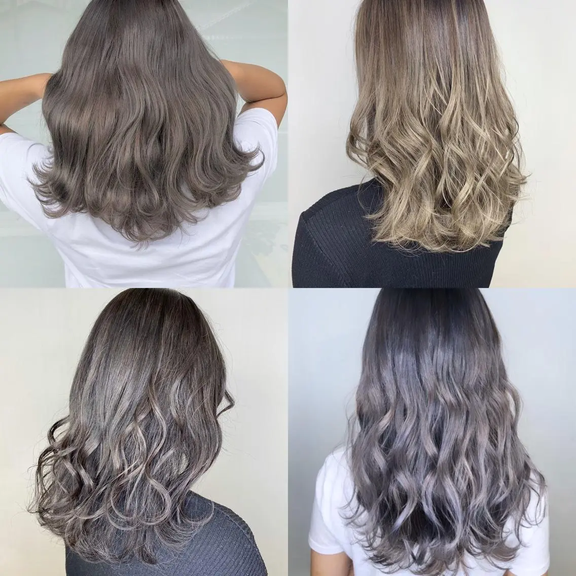 ロング カラー ヘアアレンジ ヘアカラー トリートメント 川上 麻梨阿のヘアスタイル
