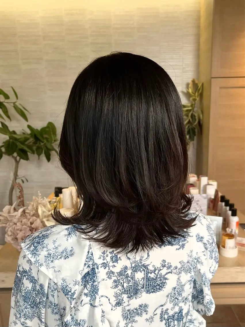 ミディアム ミディアムレイヤー レイヤーカット Hair...DiA YUNAのヘアスタイル