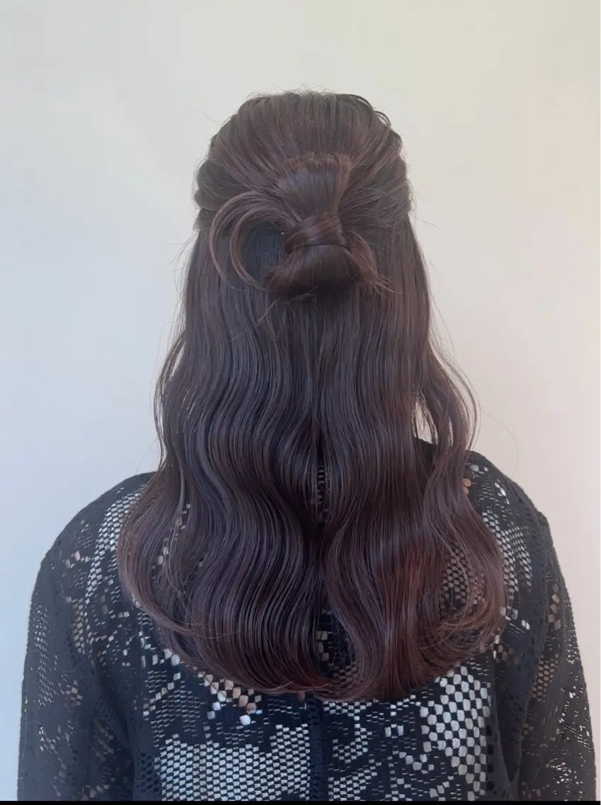セミロング ヘアセット mayu .のヘアスタイル