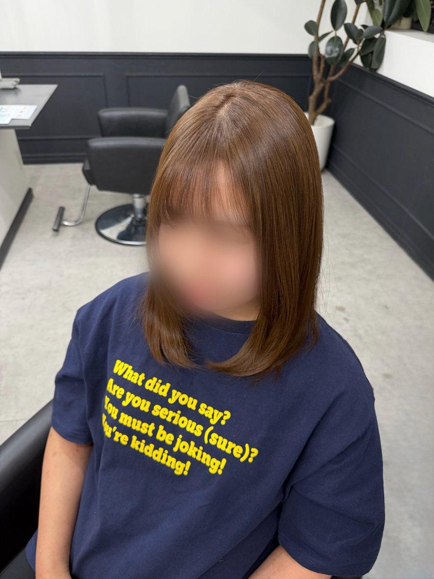 カラー ブラウンカラー ヘアカラー 渡邉 桃々加のヘアスタイル