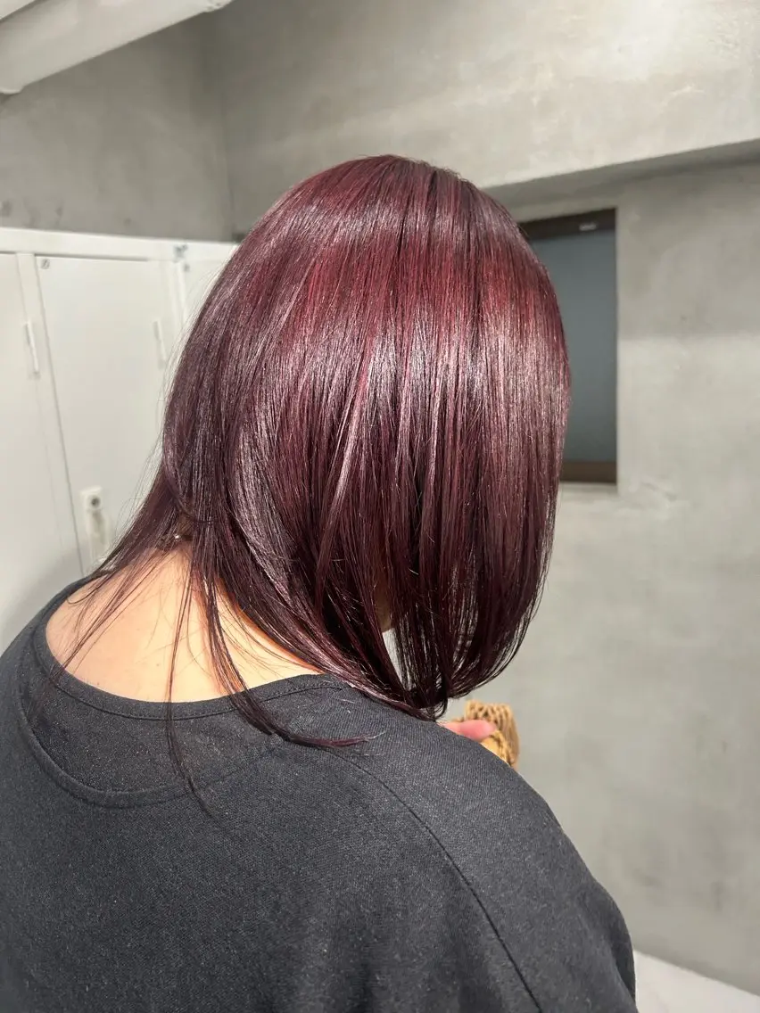 カラー ヘアカラー ️💜akari💜 ハイトーン/レイヤーのヘアスタイル