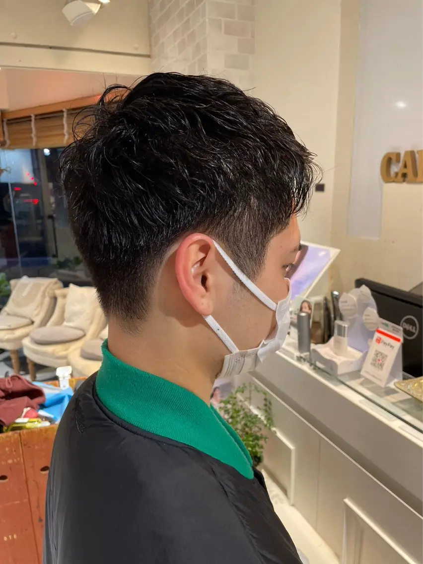 ショート パーマ メンズ 矢部 海斗のヘアスタイル