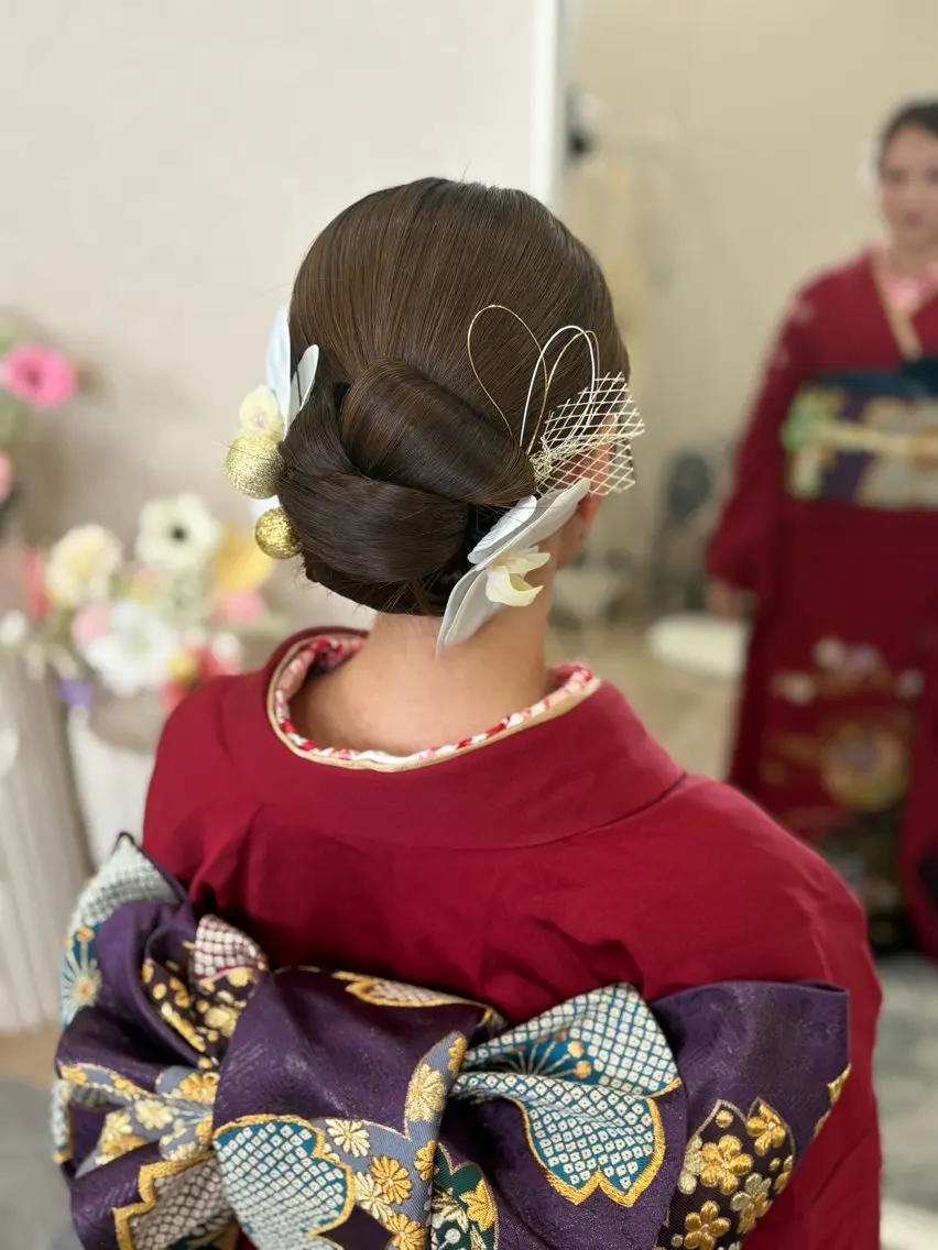 ロング ヘアセット Charmoi 枚方 Yuukiのマツエク・マツパデザイン