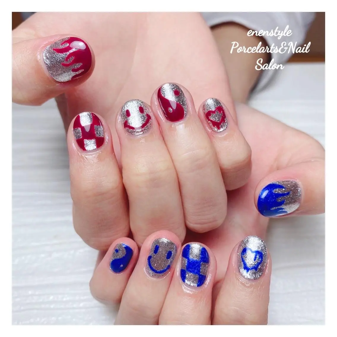 ショート ネイル 🐾enen style 🐾のネイルデザイン