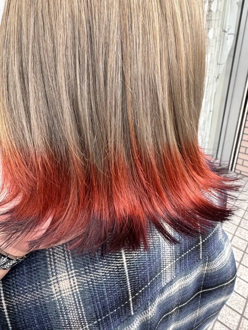 ミディアム ヘアカラー トリートメント 古澤 あかねのヘアスタイル
