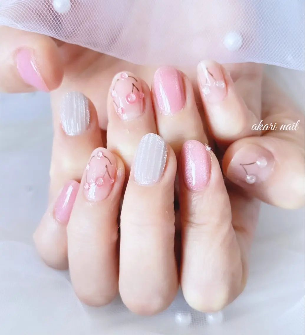 ネイル ハンドネイル フットネイル AKARI nail💅のネイルデザイン