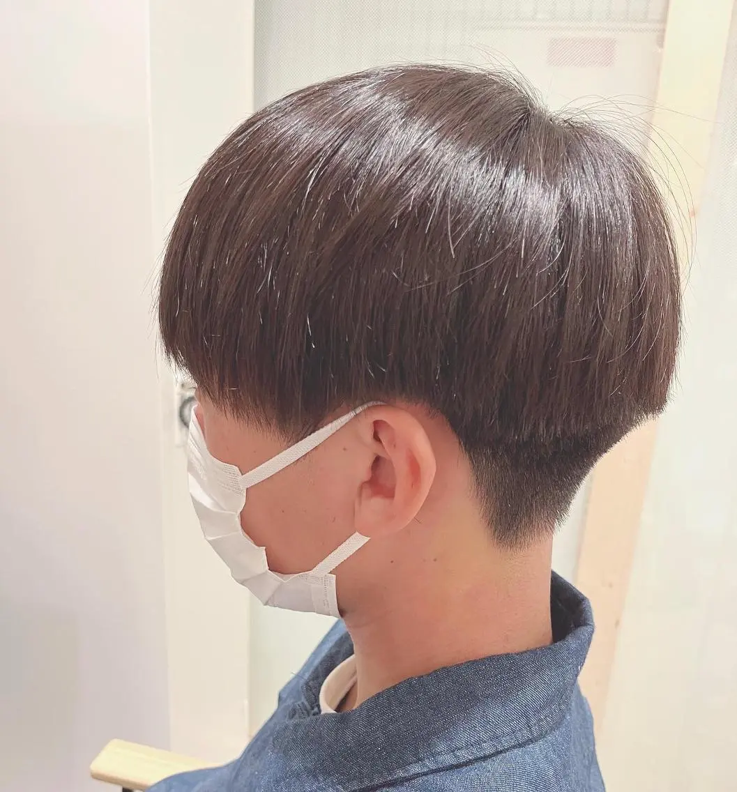 ショート カラー メンズ マッシュ 学生(メンズ向け) メンズショート ツーブロック 外国人風カラー 🌿ヤマグチ ユウキ🌿のヘアスタイル