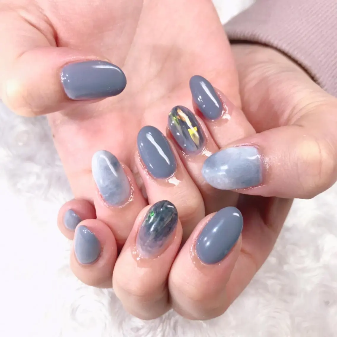 ネイル ニュアンスネイル ハンドネイル ハンドケア muu. maiのネイルデザイン