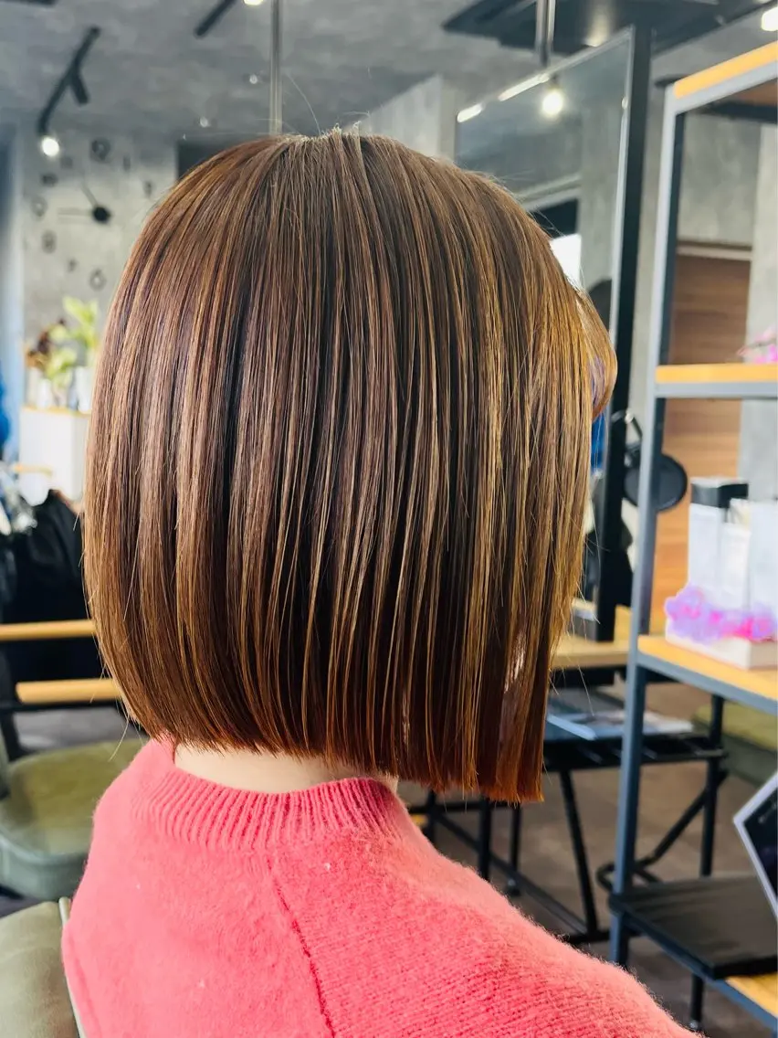 ショート ボブ 韓国風ヘア 外ハネヘア 〜tiehair 小幡のヘアスタイル