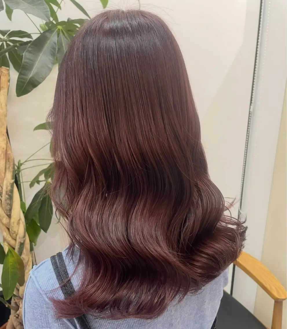 【💖美髪💖】透明感ワンカラー➕3STEPトリートメント🫧+コテ巻き👸🏻の写真