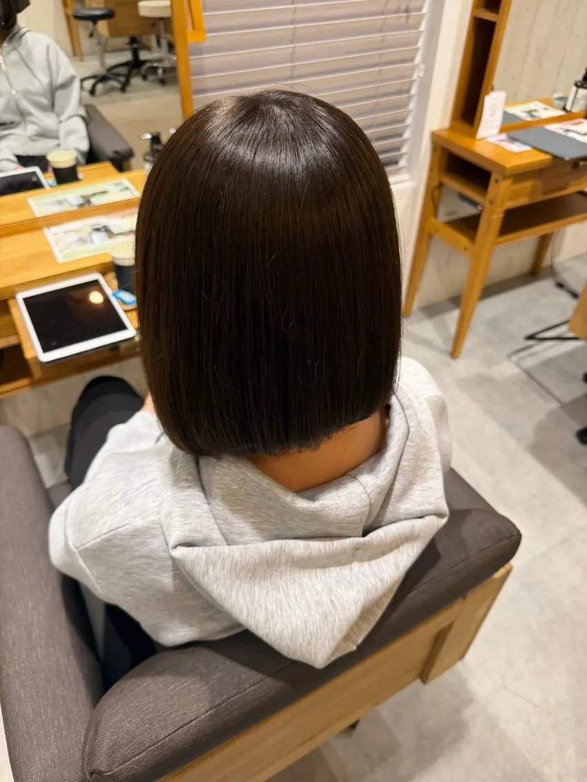 カラー 阿部 楓のヘアスタイル
