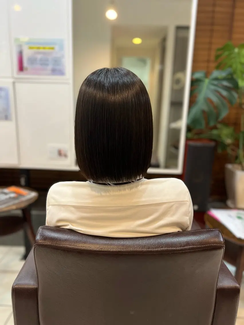 「ミニモ学割」縮毛矯正+カットの写真