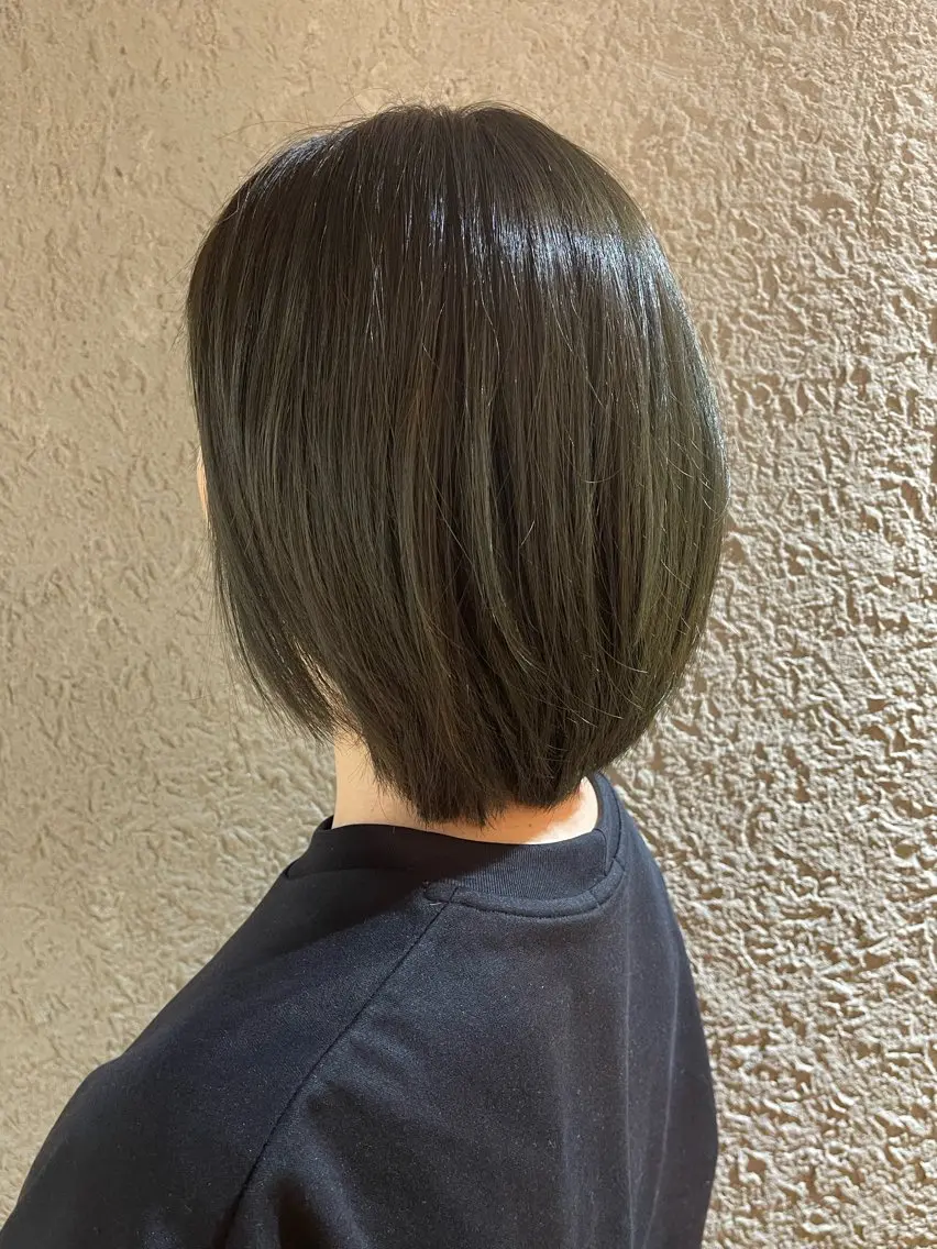 ミディアム Heart box 仲嶺　瑠輝のヘアスタイル