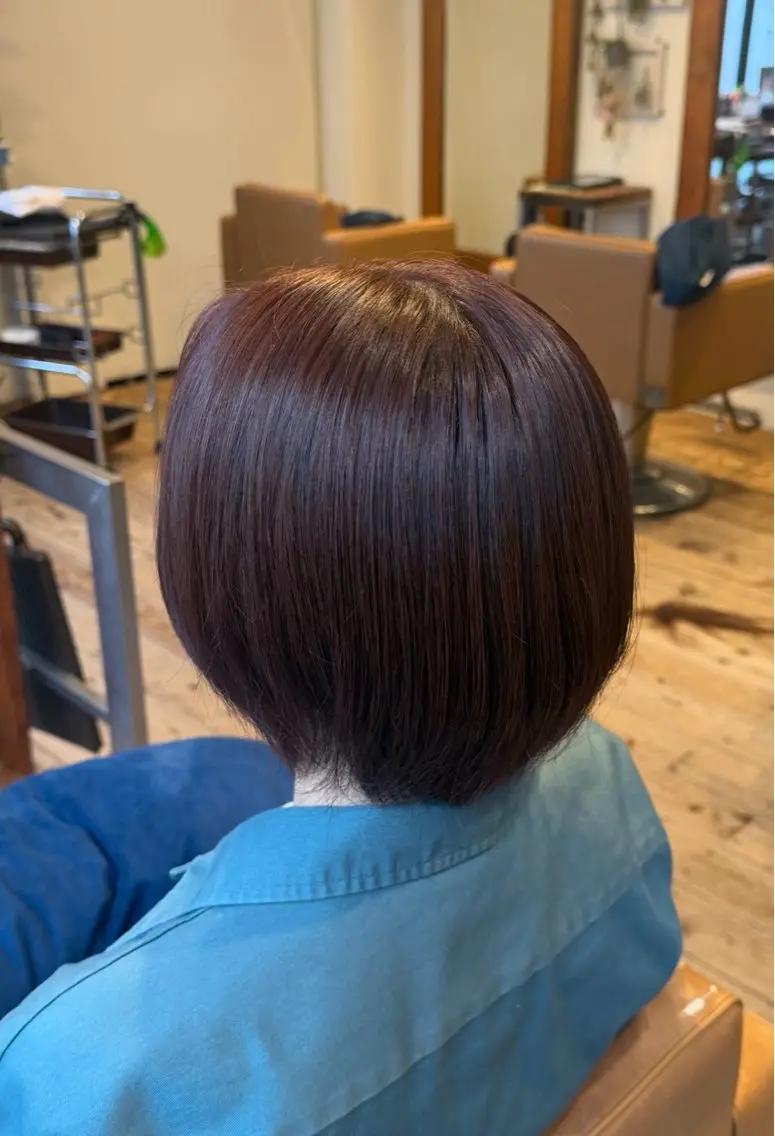 ショート カラー ブラウンカラー レッドカラー レッドブラウン ヘアカラー 【Lattan】 田口未彩のヘアスタイル