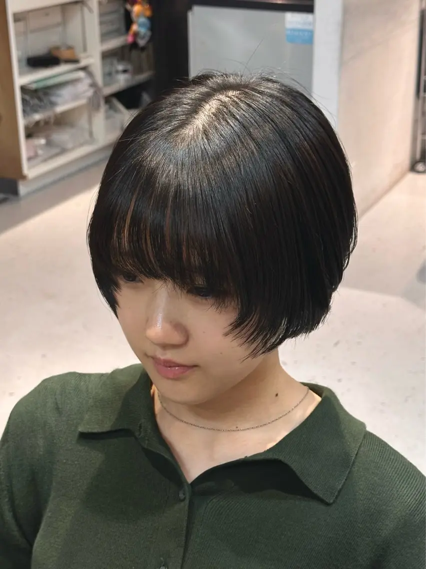 ショート ショートボブ ボブ ショートヘア カット 似合わせひなた🐥 elima調布のヘアスタイル