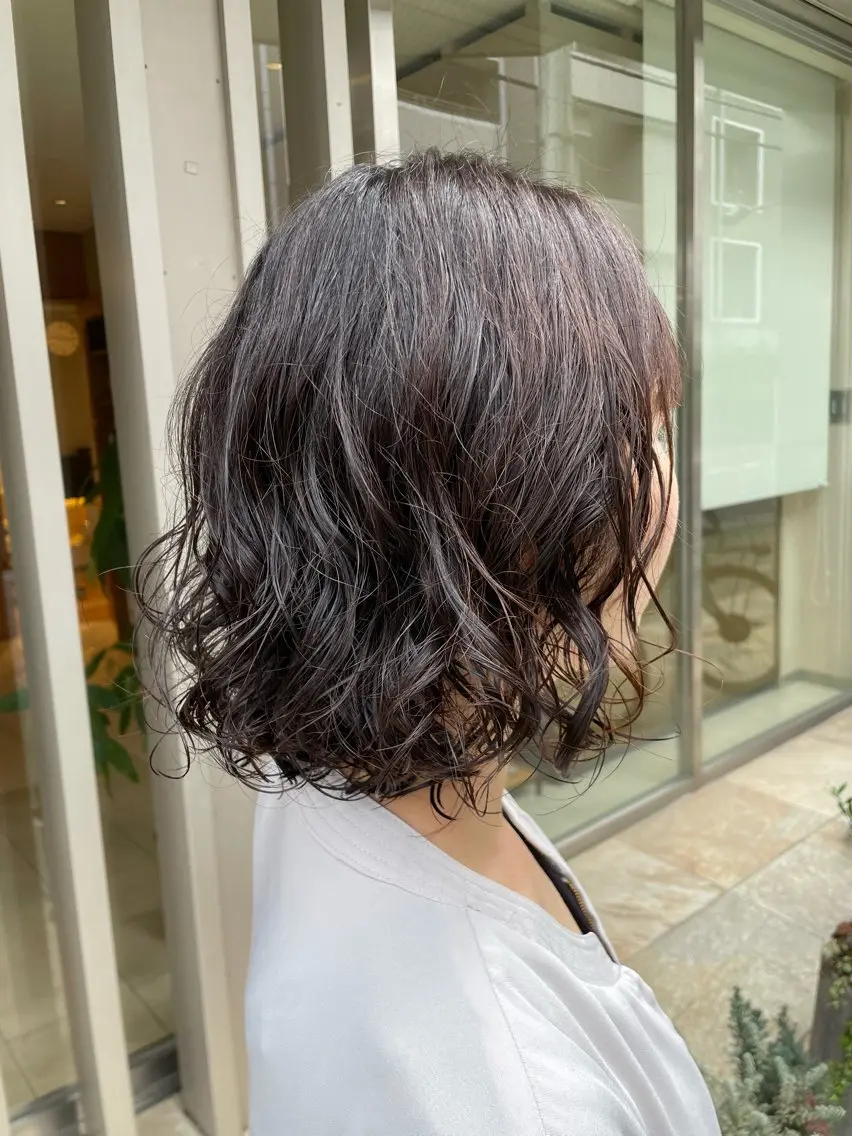 ショート パーマ 黒坂 唯奈 /パーマ・ボブ特化のヘアスタイル