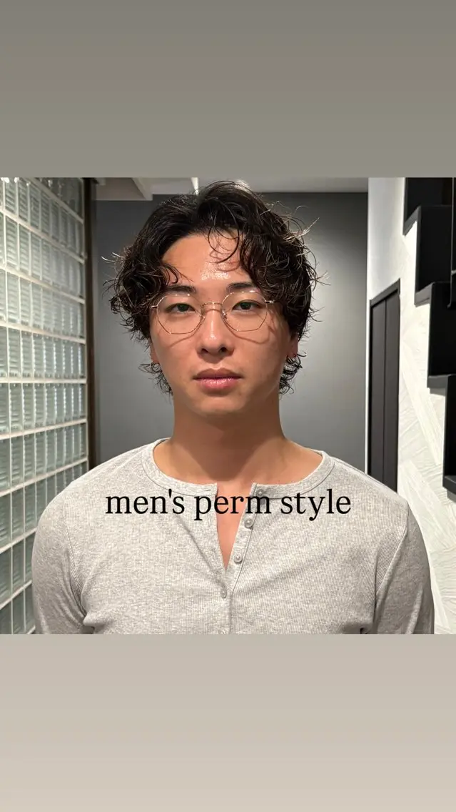 パーマ メンズ カット パーマ Haruki /目黒 /カット/パーマのヘアスタイル
