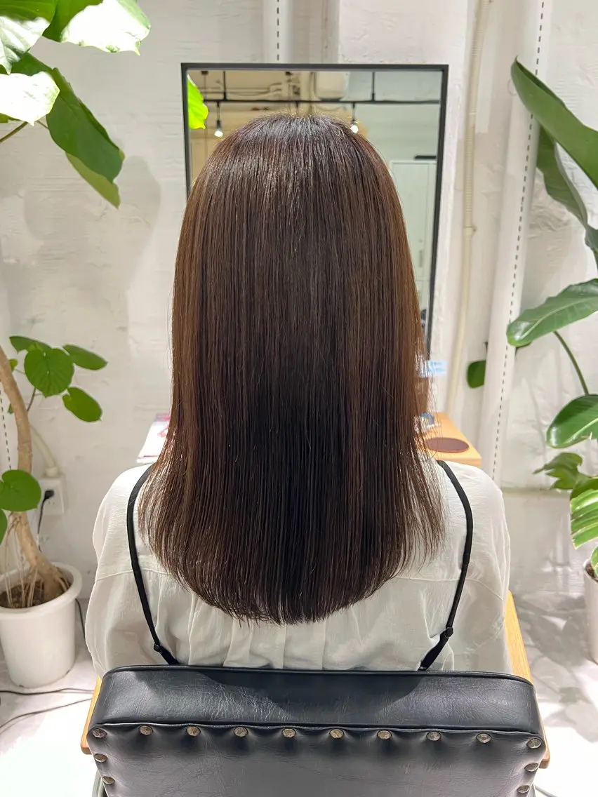 ミディアム カラー ヘアアレンジ ベージュカラー 「sumi」 AMIのヘアスタイル