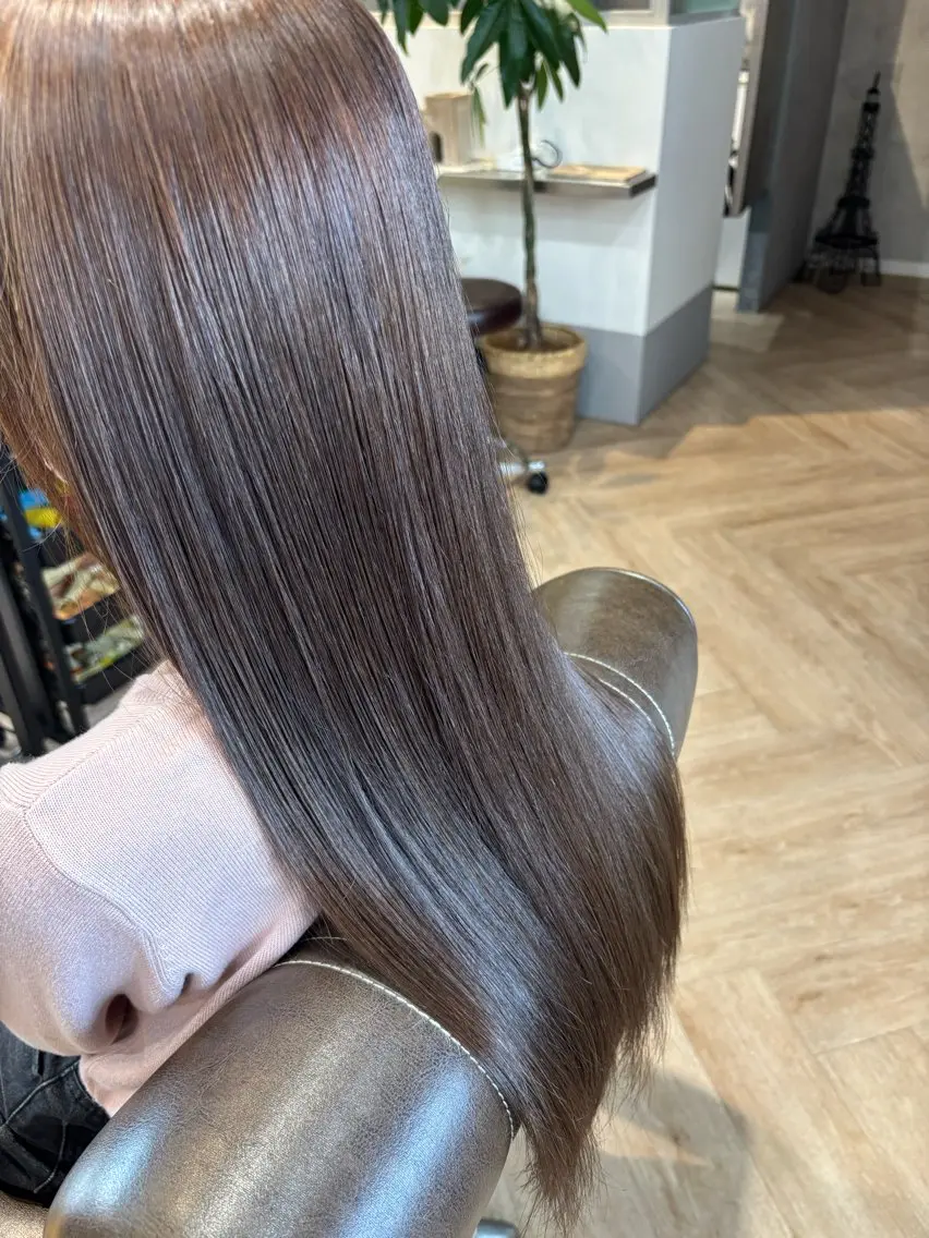 ロング カラー 村上 斗玖亜のヘアスタイル