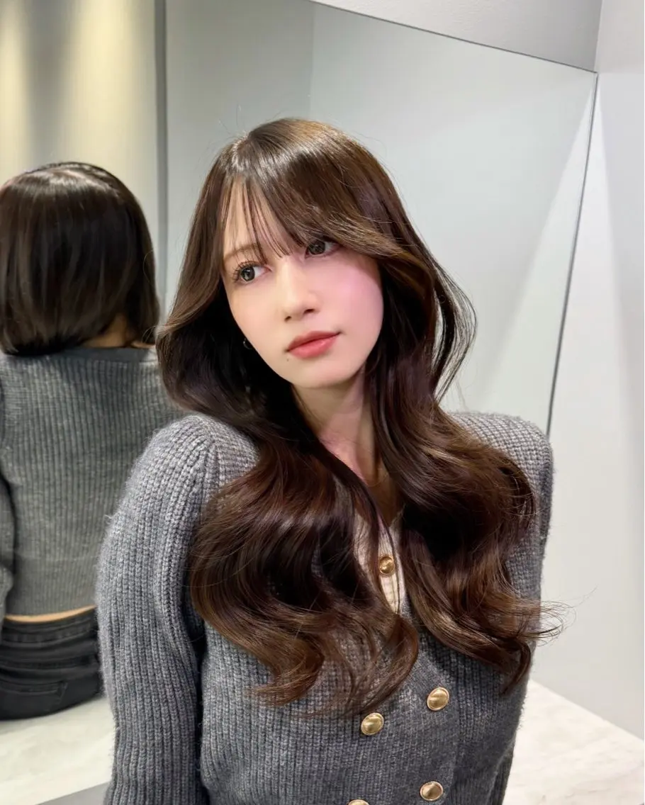 セミロング カラー カット ヘアカラー トリートメント 🦋韓国系指名No1 店長/圓山 祐也🦋のヘアスタイル