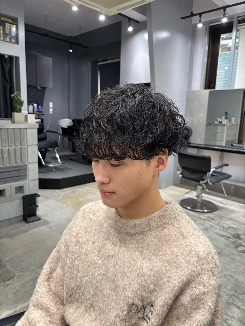 パーマ メンズ メンズサロン梅田/ KAITOのヘアスタイル