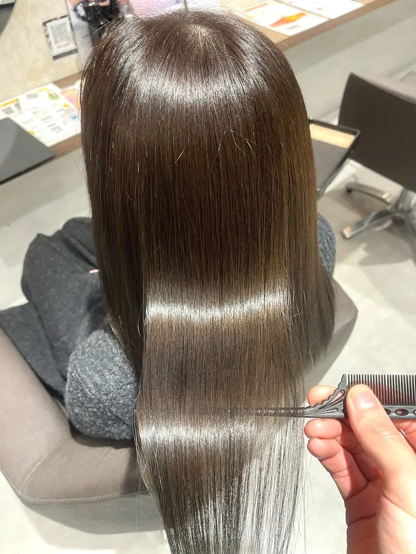ミディアム ヘアカラー FORCE 荻原卓冶のヘアスタイル